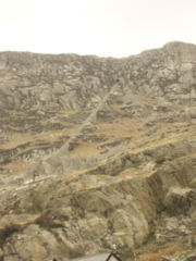 The incline connecting the Wrysgan quarry the to railway at Tanygrisiau