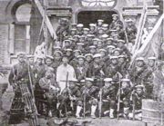 Japanese marines serving under British commander Edward Seymour during the Boxer Rebellion.