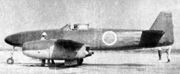 Japan's first jet-powered aircraft, the Imperial Japanese Navy's Nakajima J9Y Kikka (1945).