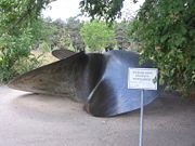 14-ton propeller from Voroshilov a Kirov class cruiser on display in Sevastopol