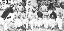 The first Australian cricket team to tour England was made of indigenous Australian players (1867), a significant event in the history of indigenous Australians as well as in that of cricket.