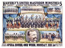 Poster for Haverly's United Mastodon Minstrels