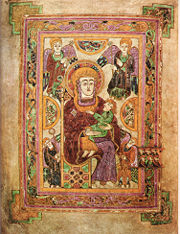 Folio 7v contains an image of the Virgin and Child. This is the oldest extant image of the Virgin Mary in a western manuscript.