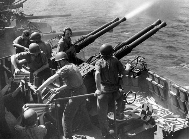 Image:Bofors firing USS Hornet.jpg