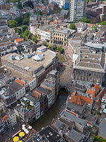 View on the old canal from the Dom tower