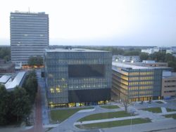 View on the Uithof campus of Utrecht University