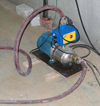 A small, electrically powered pump