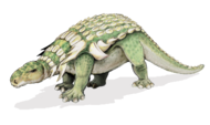 Edmontonia was an "armored dinosaur" of the group Ankylosauria.