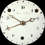 French decimal clock from the time of the French Revolution