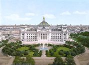 The Reichstag building at the end of the nineteenth century