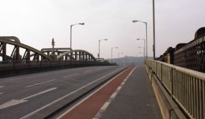 The modern Watling Street crossing the Medway at Rochester near the Roman and Celt crossings