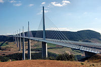 The Millau Viaduct, opened 2004