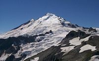 Park and Rainbow Glaciers on the northeast flank