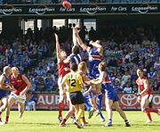 Australian rules football was developed in Victoria in the late 1850s and is played at amateur and professional levels. It is the most popular spectator sport in Australia, in terms of annual attendances and club memberships.