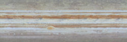 Color animation of Jupiter's cloud motion.
