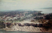 American Falls "shut off" during erosion control efforts in 1969 (see text)