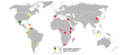 Worldwide avocado output in 2005