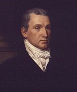 James Monroe, first president of the American Colonization Society and US president (1817-1825). He invented the Monroe Doctrine, base of the US isolationism during the 19th century.