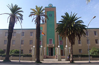 Government building of Eritrea in Asmara