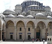 Süleymaniye Mosque in Istanbul, built by Mimar Sinan, Suleiman's chief architect