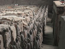 The Terracotta Army of Qin Shi Huang.