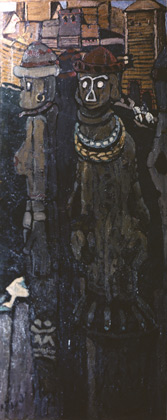 Nicholas Roerich. Slavic Idols (1901).