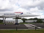 Concorde (G-BOAC) at the Manchester International Airport Aviation Viewing Park