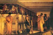 Phidias Showing the Frieze of the Parthenon to his Friends, 1868 painting by Lawrence Alma-Tadema