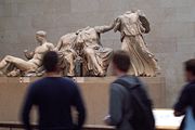Life-size pediment sculptures from the Parthenon in the British Museum