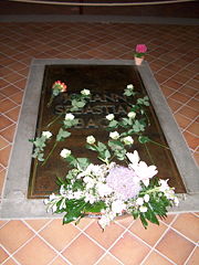 Bach's final resting place, St. Thomas' Church, Leipzig