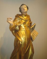 17th century sculpture of Thomas Aquinas.