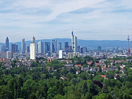 Frankfurt am Main skyline