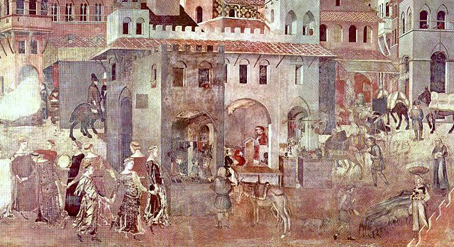 Image:Ambrogio Lorenzetti Allegory of Good Govt right.jpg