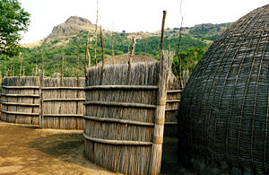 Traditional homes in Swaziland