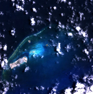 Johnston Atoll - NASA NLT Landsat 7 (Visible Color) Satellite Image