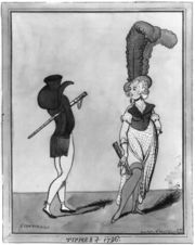 English caricature of Tippies of 1796