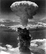 The 1945 atomic bombing of Nagasaki.