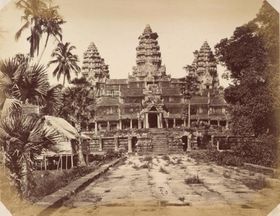 An 1866 photograph of Angkor Wat by Emile Gsell