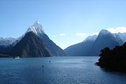 Milford Sound, New Zealand's most famous tourist destination