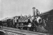 Funeral train of Prime Minister Sir John A. Macdonald.