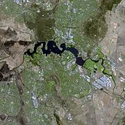 Canberra seen from Spot Satellite