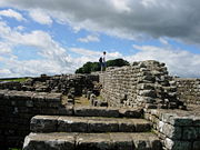 The remains of the fort at Housesteads.