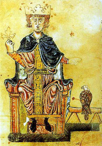 Image:Frederick II and eagle.jpg