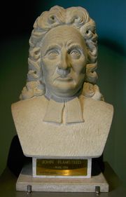 Bust of John Flamsteed in the Museum of the Royal Greenwich Observatory