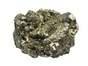 Pyrite, about 100 mm (4 inches) in width