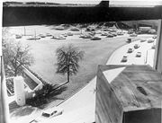 Elm Street seen from the 6th floor of the Texas School Book Depository