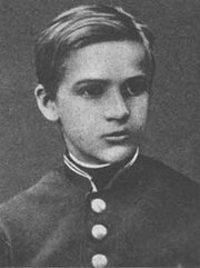 Piłsudski as a schoolboy