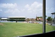 Cricket ground in St. John, Antigua.