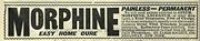 Morphine advertisement ca. 1900
