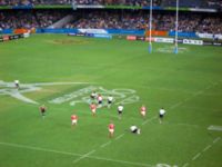 Rugby sevens; Fiji v Cook Islands at the 2006 Commonwealth Games in Melbourne